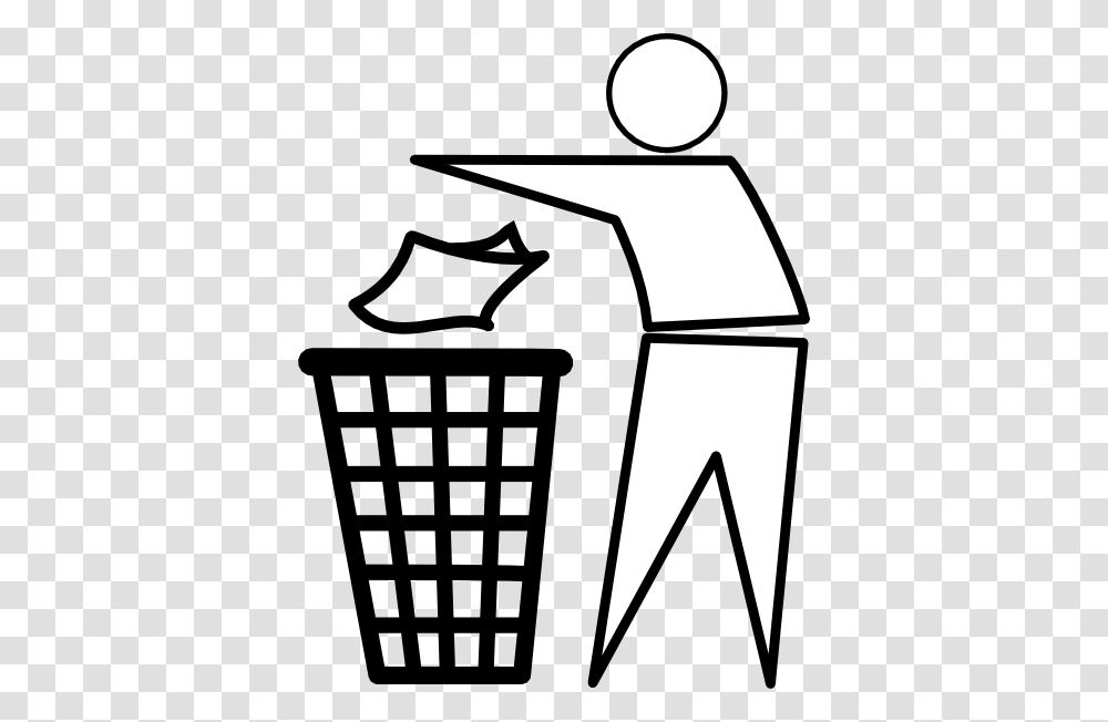 Recycle Bin Person Outline Clip Art, Stencil, Recycling Symbol Transparent Png