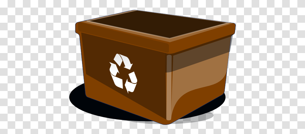 Recycle Bin Svg Clip Arts Brown Recycle Bin, Box, Carton, Cardboard, Recycling Symbol Transparent Png