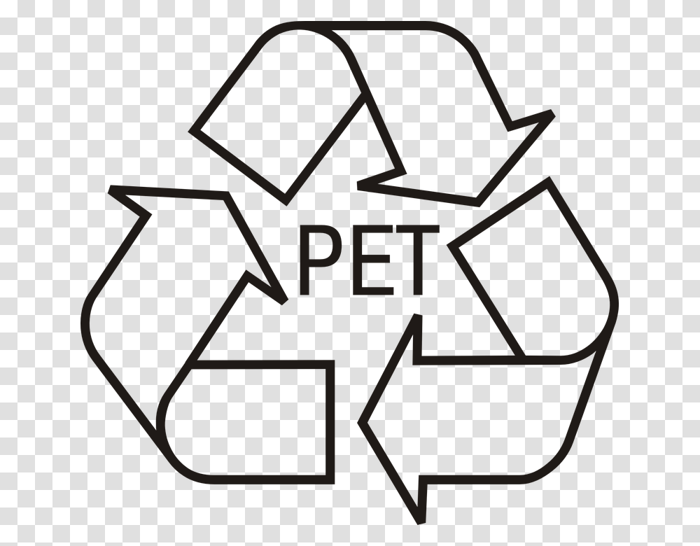Recycle Recycling Logo Pet Symbol Label Pet Recycling Logo, Recycling Symbol, Number Transparent Png