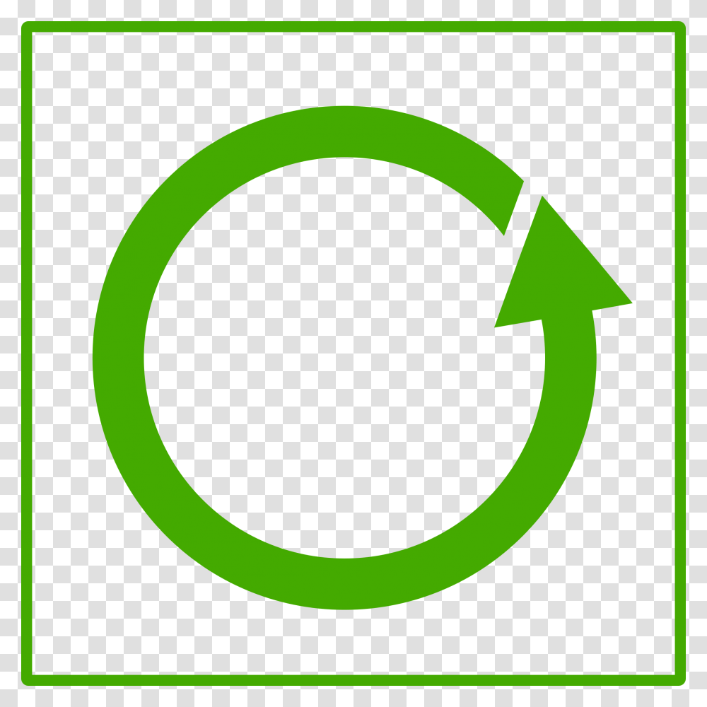 Recycle Symbol Circle, Sign, Recycling Symbol, Green Transparent Png