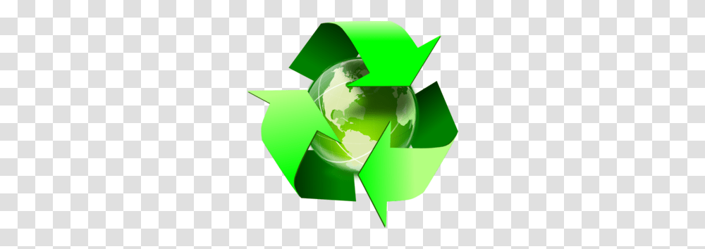 Recycle Symbol With Earth Clip Art, Recycling Symbol, Green Transparent Png