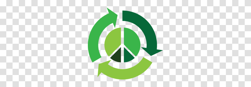 Recycle With Peace Symbol Clip Art, Recycling Symbol Transparent Png