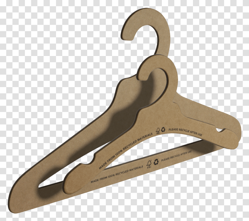 Recycled Paper Hangers Clothes Hanger, Axe, Tool, Hammer Transparent Png