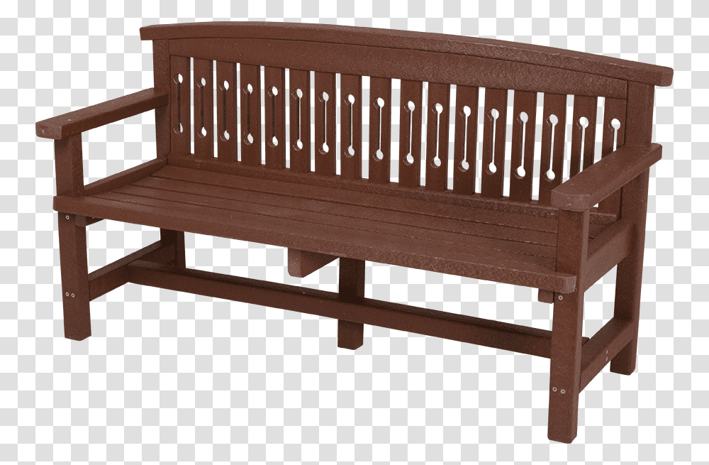 Recycled Plastic Benches Uk, Furniture, Crib, Cradle Transparent Png