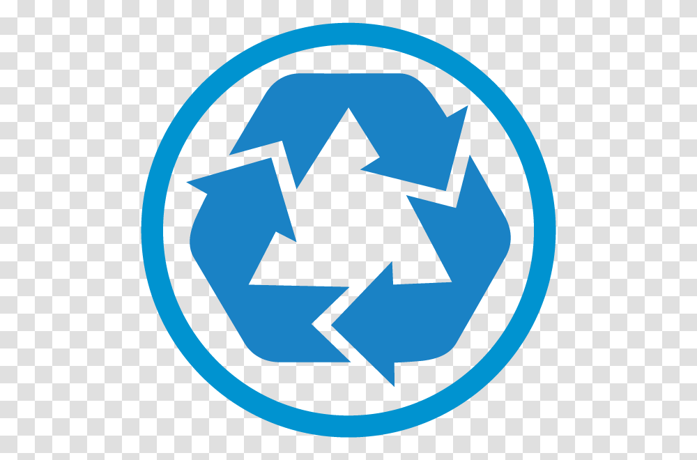 Recycleicon Blue Recyclable Icon, Recycling Symbol, Cross Transparent Png