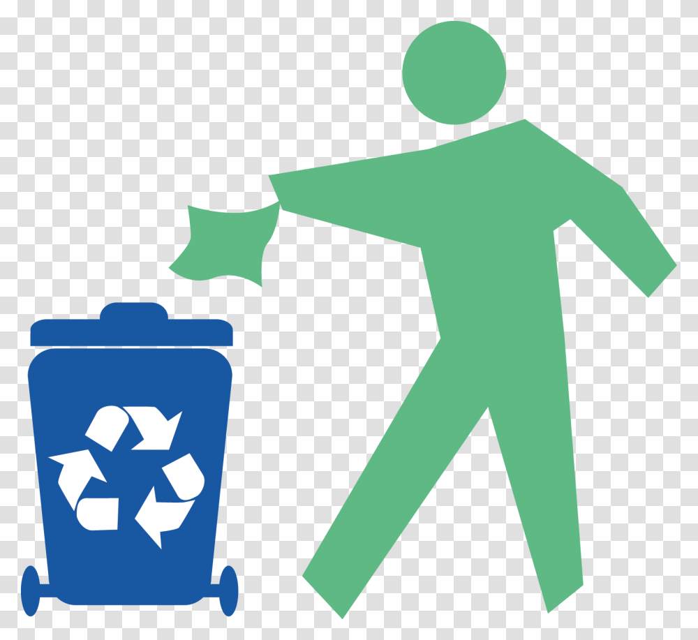 Recycling And Landfill Statement, Recycling Symbol, Pedestrian, Sign Transparent Png