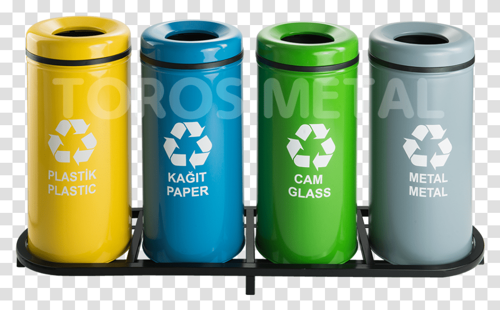 Recycling Bin, Green, Shaker, Bottle, Tin Transparent Png