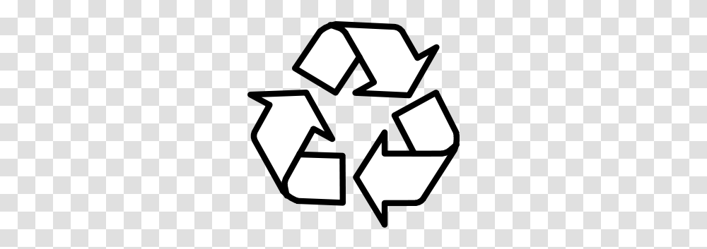 Recycling Symbol Arrows Black Outline Clip Arts For Web, Cross Transparent Png