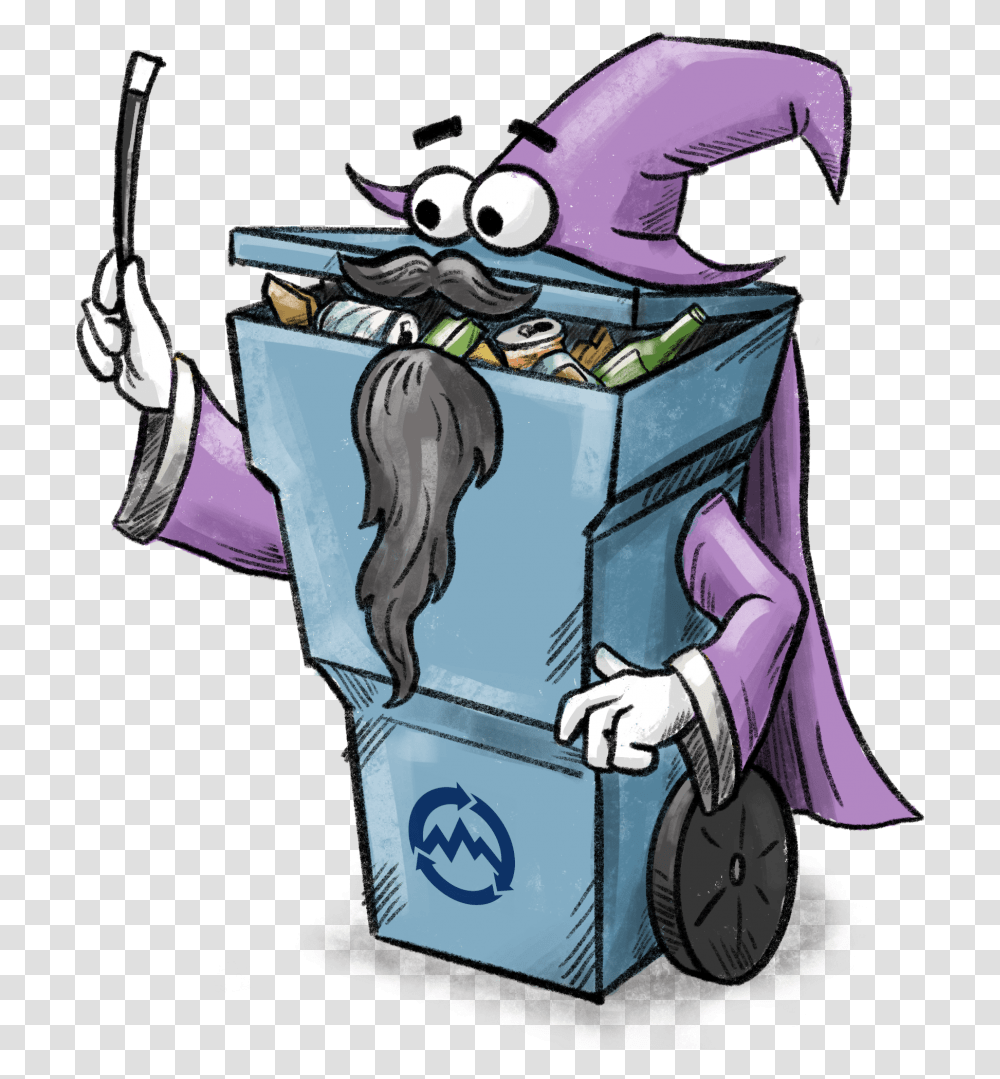 Recycling Wizard, Performer, Comics, Book, Magician Transparent Png