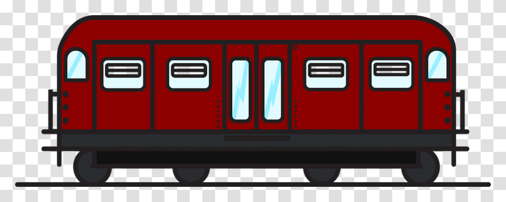 Red Transport, Train, Vehicle, Transportation Transparent Png