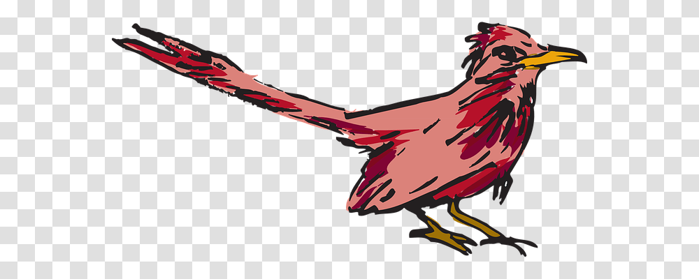 Red Animals, Bird, Outdoors, Statue Transparent Png