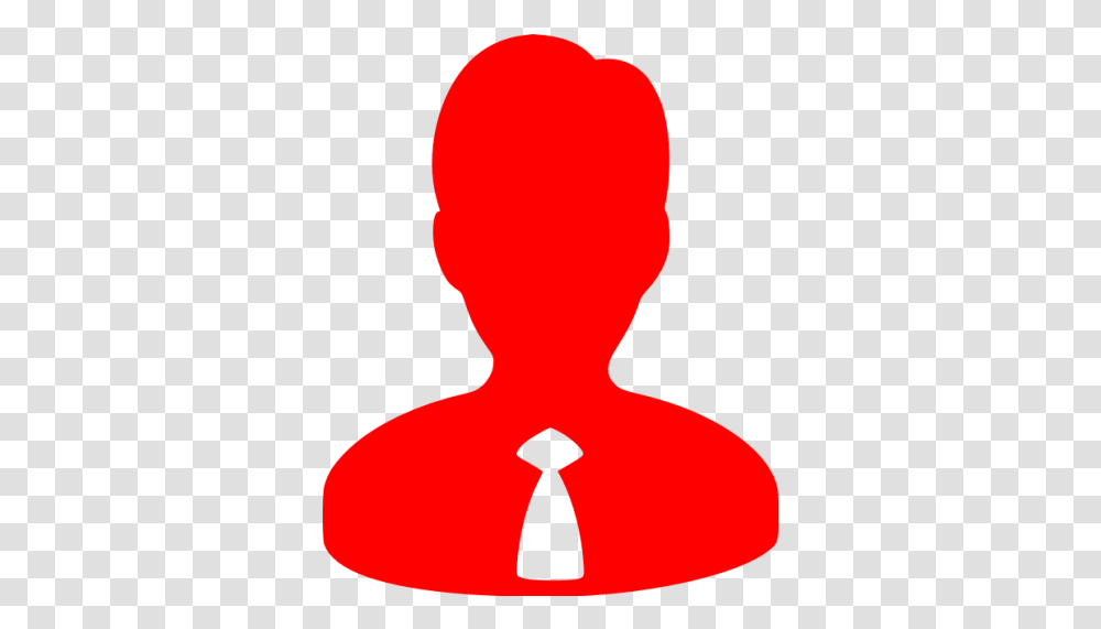 Red Administrator Icon London Underground, Silhouette, Tie, Accessories, Accessory Transparent Png