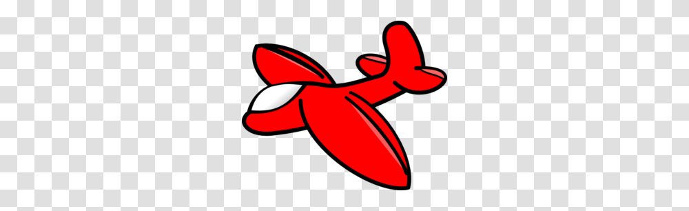 Red Airplane Clipart, Animal, Mammal, Fish, Sea Life Transparent Png