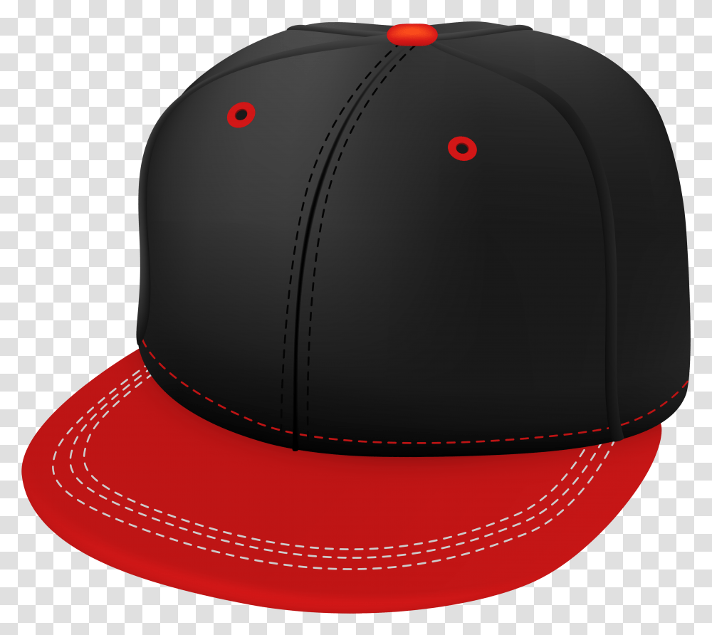 Red And Black Cap Clipart Cap, Apparel, Baseball Cap, Hat Transparent Png