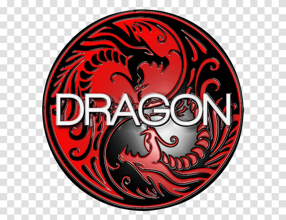 Red And Black Dragons Image With No Red And Black Dragon Yin Yang, Logo, Symbol, Trademark, Emblem Transparent Png