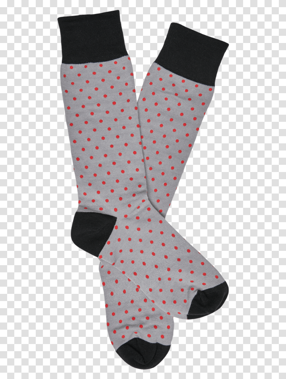 Red And Black Sock, Texture, Polka Dot, Tie, Accessories Transparent Png