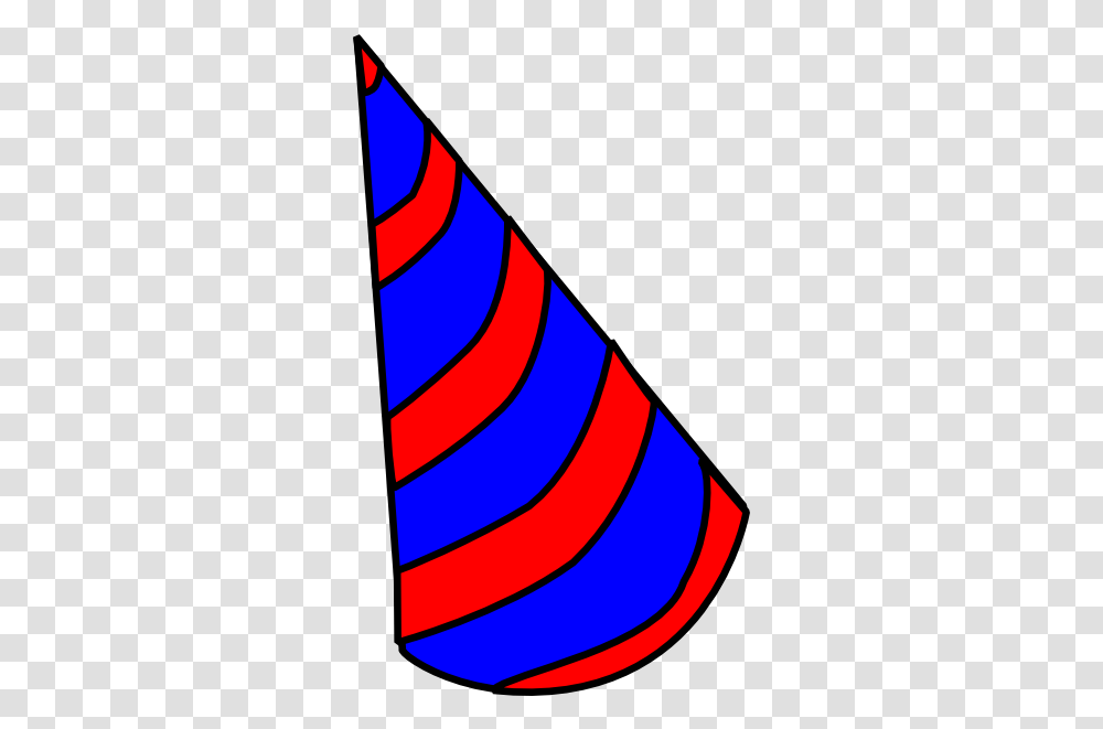 Red And Blue Birthday Hat Image Background Free Party Hat Clip Art, Clothing, Apparel,  Transparent Png