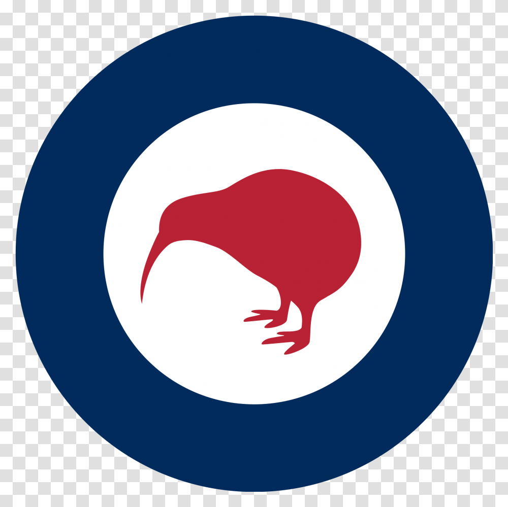 Red And Blue Circle Logo Logodix New Zealand Air Force Roundel, Animal, Bird, Kiwi Bird Transparent Png