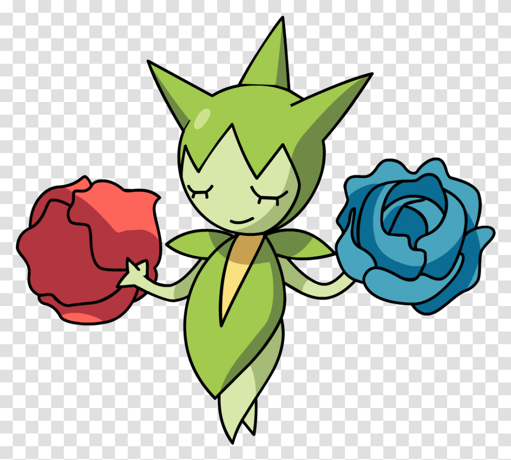 Red And Blue Flower Pokemon, Plant, Blossom Transparent Png