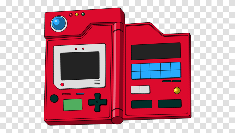 Red And Blue Pokedex, Electronics, Gas Pump, Machine, Text Transparent Png