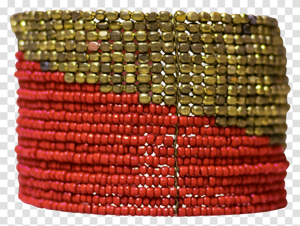Red And Gold Beaded Bracelet Bead, Accessories, Accessory, Jewelry, Sphere Transparent Png