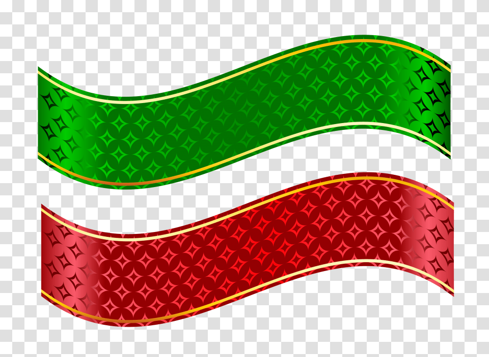 Red And Green Strip Set, Rug, Pattern, Sash, Label Transparent Png