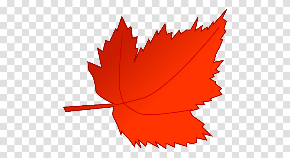 Red And Orange Maple Leaf Vector Image Clipart Leaf, Plant, Tree Transparent Png
