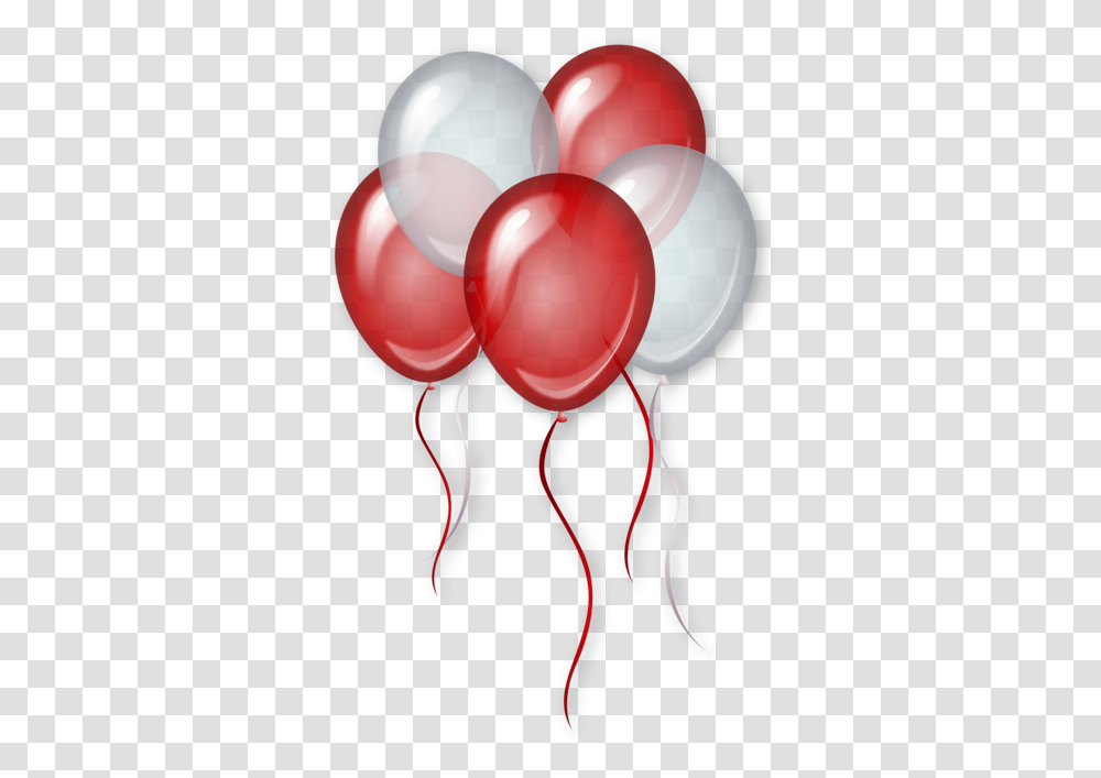 Red And White Ballons Red And White Balloons Background Transparent Png