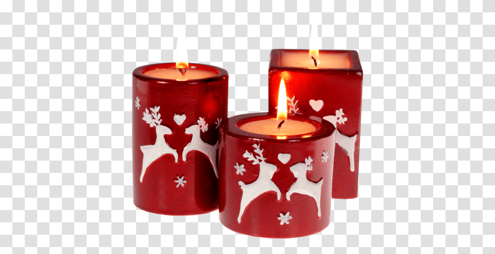 Red And White Christmas Candles Adventsgre 3 Advent 2019, Fire, Diwali, Flame Transparent Png