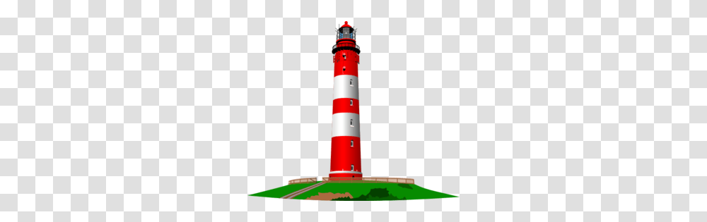 Red And White Lighthouse Clip Art, Tower, Architecture, Building, Beacon Transparent Png