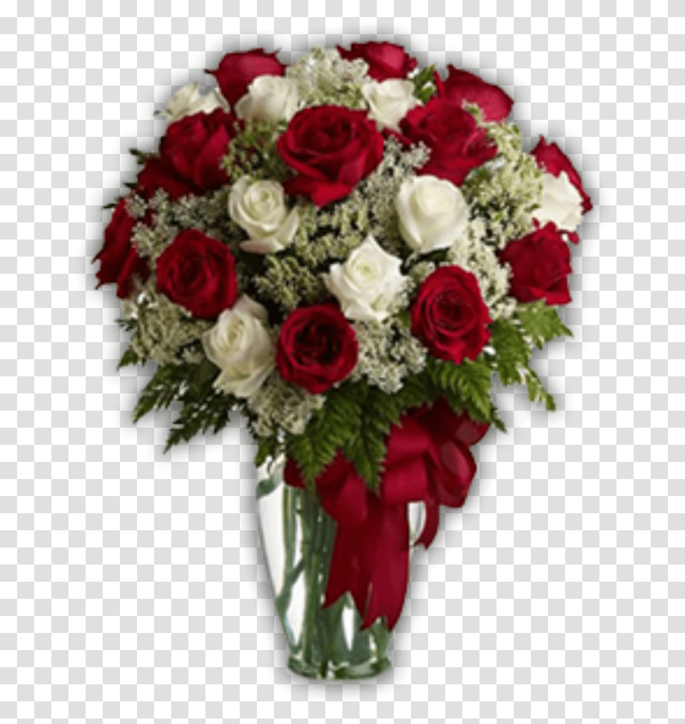 Red And White Roses Bouquet, Plant, Flower, Flower Bouquet, Flower Arrangement Transparent Png