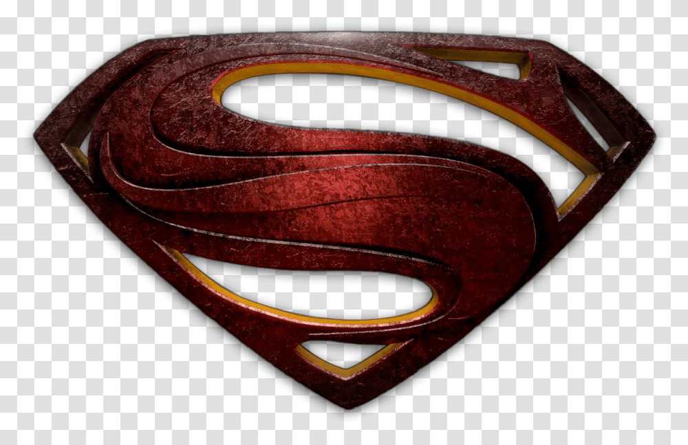 Red And White Superman Logo Superman Logo Man Of Steel, Symbol, Trademark, Emblem, Belt Transparent Png