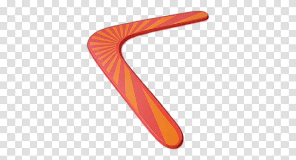 Red And Yellow Boomerang, Stick, Cushion, Strap, Handle Transparent Png