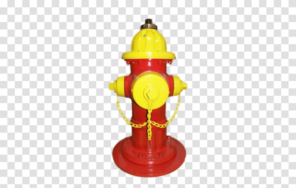 Red And Yellow Fire Hydrant Transparent Png