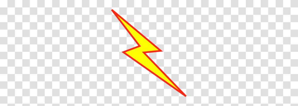 Red And Yellow Lightning Bolt Clip Art, Star Symbol Transparent Png