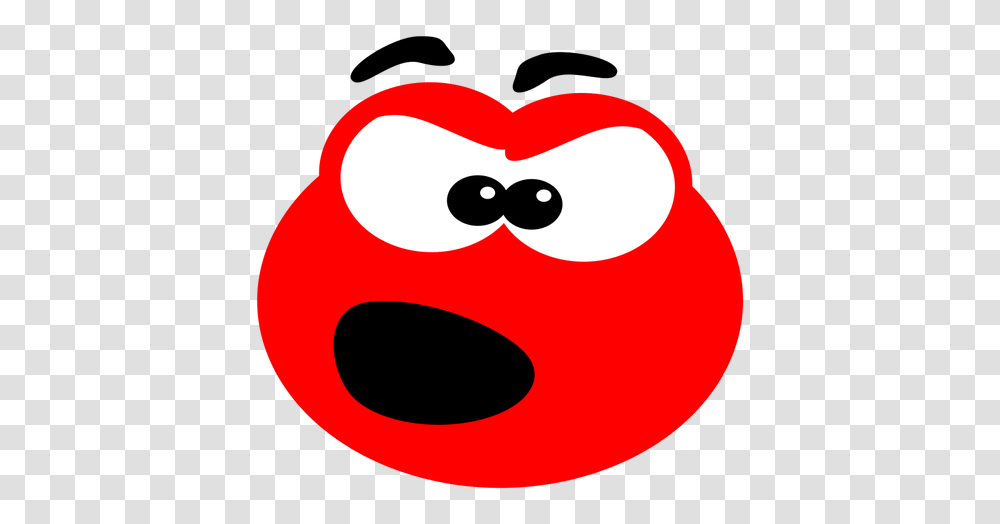 Red Angry Face Clip Art, Heart Transparent Png