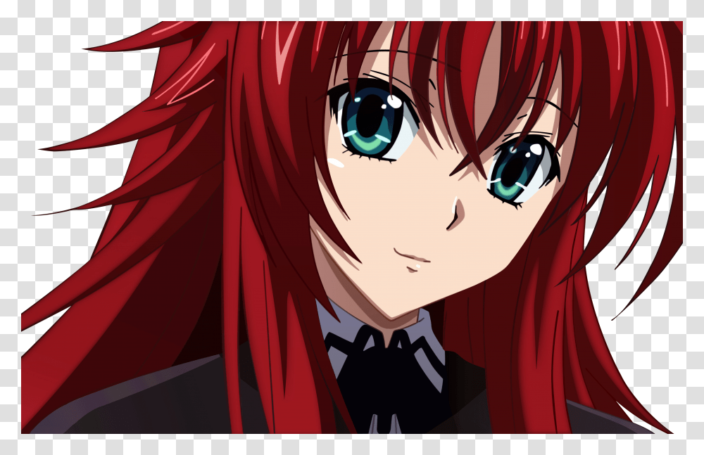 Red Anime Hair Color Transparent Png