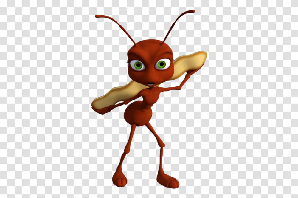 Red Ant Cute Ants, Toy, Doll, Figurine, Alien Transparent Png