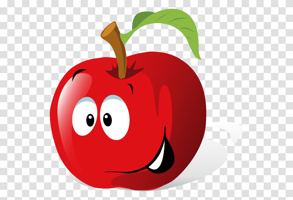 Red Apple Clipart 11 Cartoon Apple Clipart, Plant, Fruit, Food, Peel Transparent Png