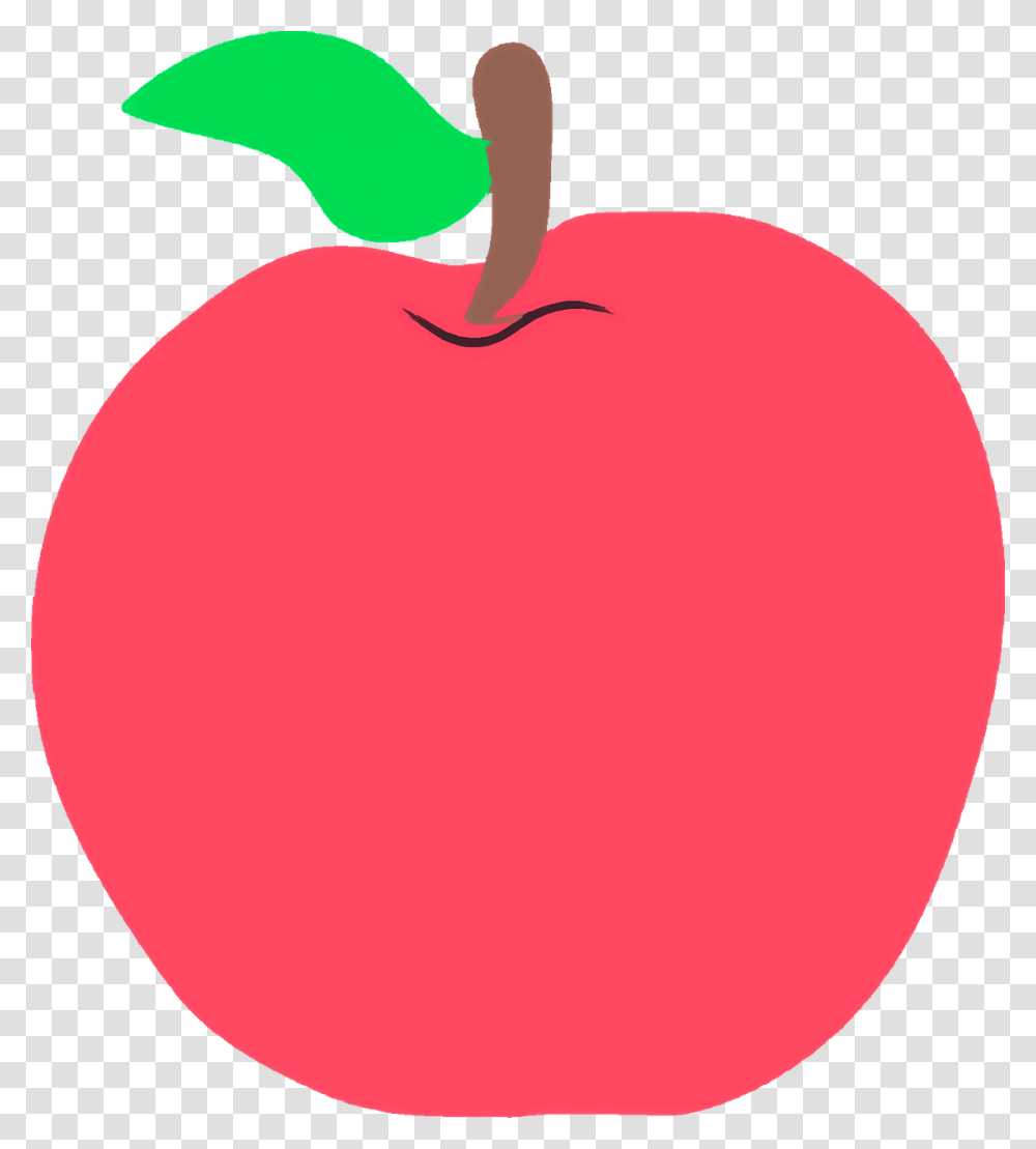 Red Apple Clipart Free Download Creazilla Cute Apple Clipart Free, Plant, Fruit, Food, Balloon Transparent Png