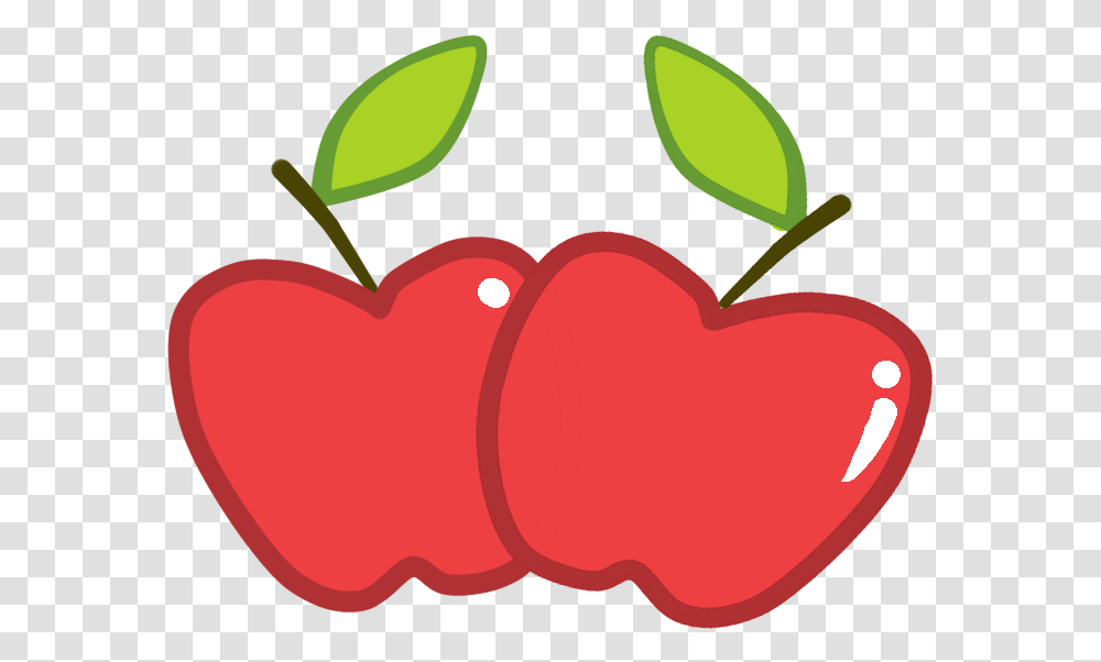 Red Apple Cutie Mark Apple, Plant, Food, Fruit, Heart Transparent Png