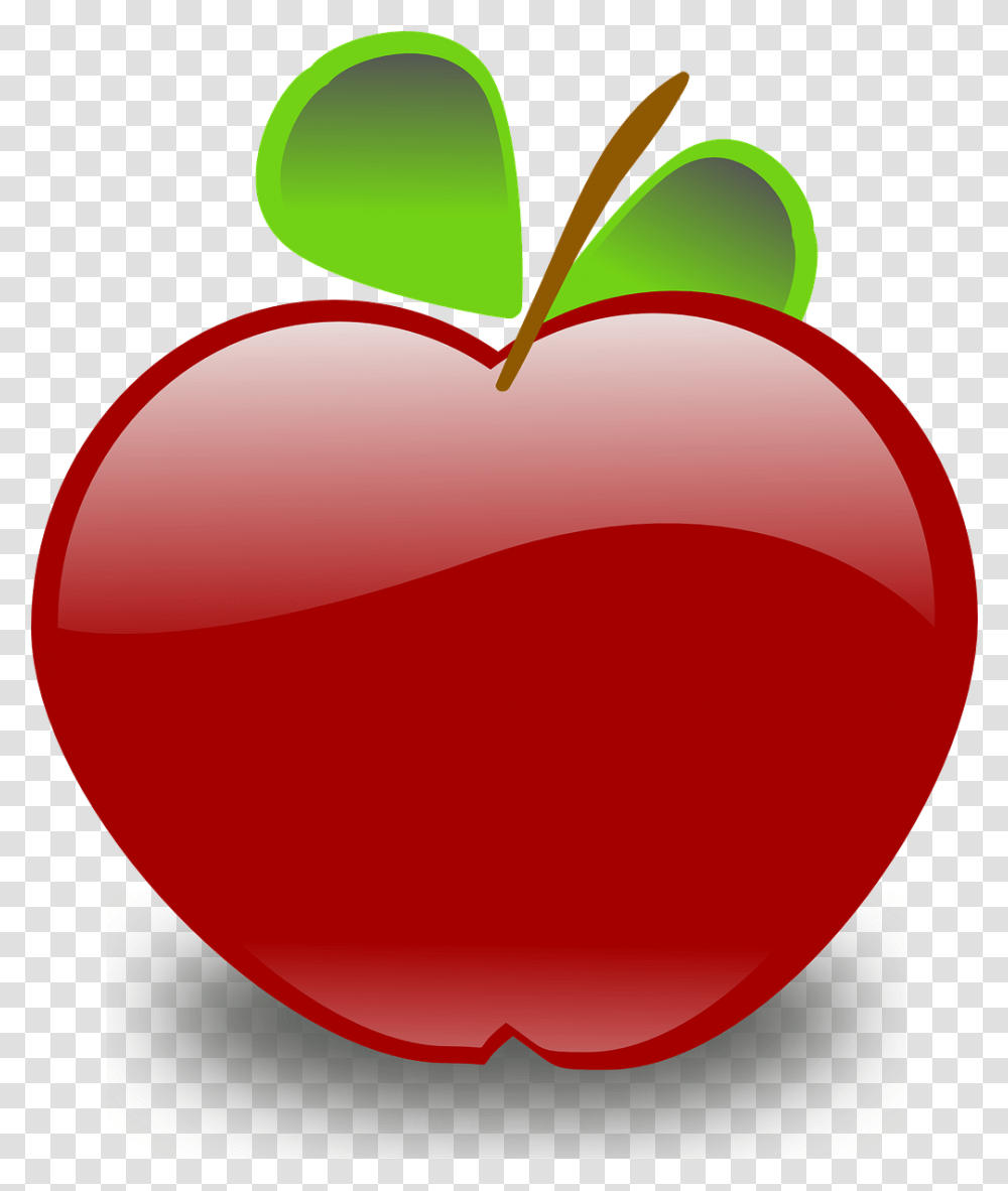 Red Apple Fruit Leaves Food Image Apple Clip Art, Plant Transparent Png