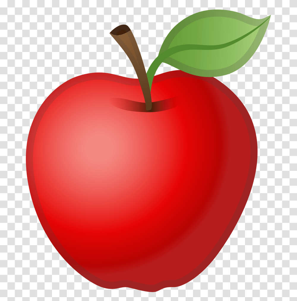 Red Apple Icon Noto Emoji Food Drink Iconset Google Background Apple Emoji, Plant, Fruit, Balloon Transparent Png
