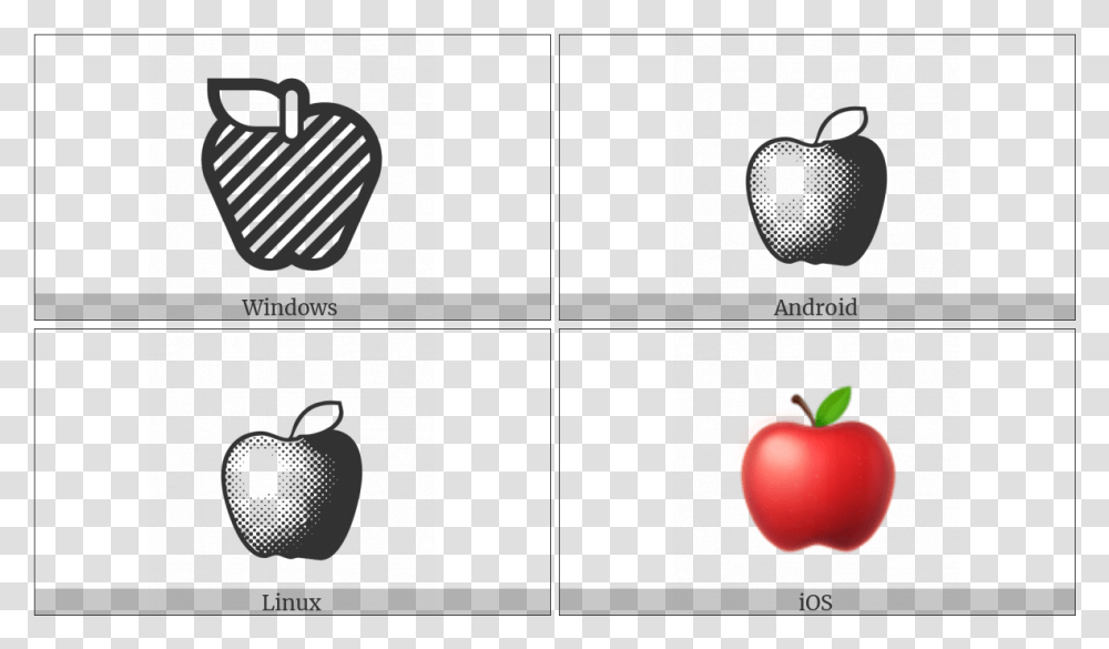 Red Apple On Various Operating Systems Mcintosh, Plant, Food, Vegetable Transparent Png