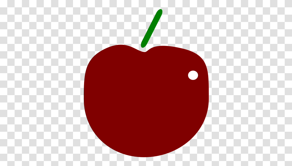 Red Apple Svg Clip Arts Apple, Plant, Fruit, Food, Cherry Transparent Png