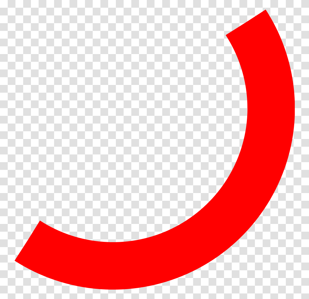 Red Arc Line, Number, Horseshoe Transparent Png