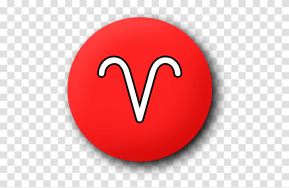Red Aries Sign Aries Sign Red, Logo, Trademark Transparent Png