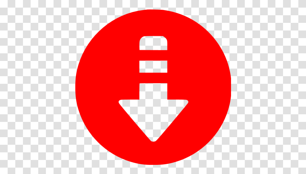 Red Arrow Down 5 Icon Vertical, Symbol, First Aid, Sign Transparent Png