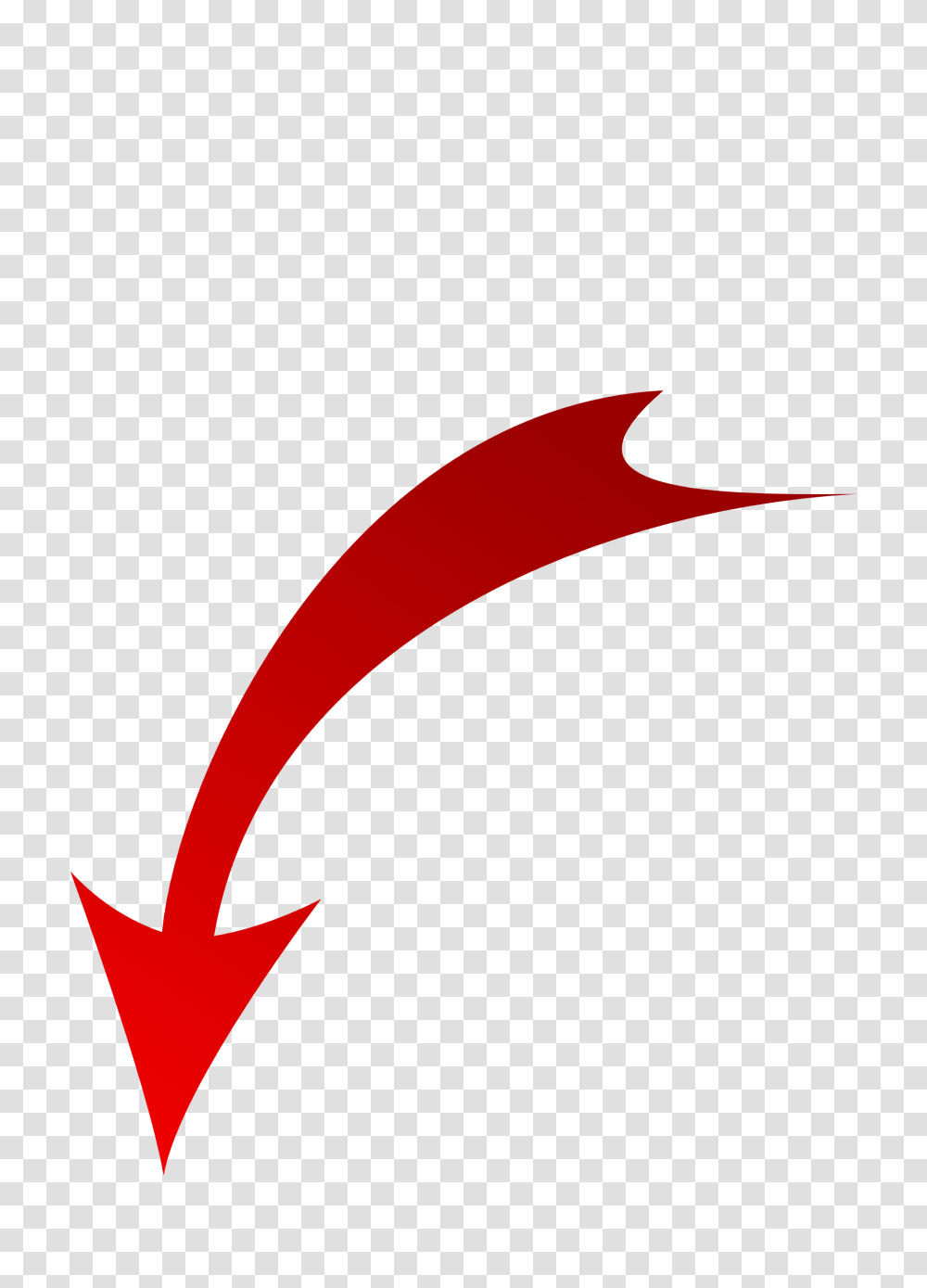 Red Arrow Down, Logo, Trademark, Axe Transparent Png