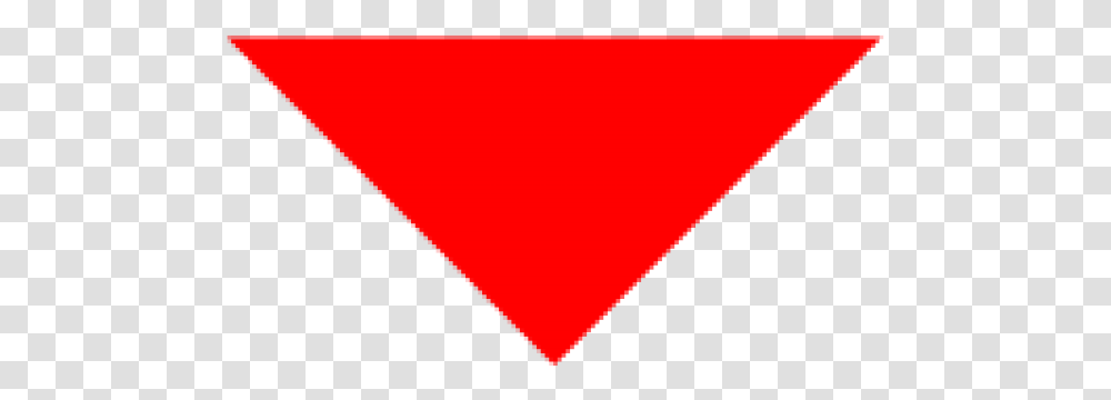 Red Arrow Down Red Arrow Down Svg, Triangle, Plectrum Transparent Png